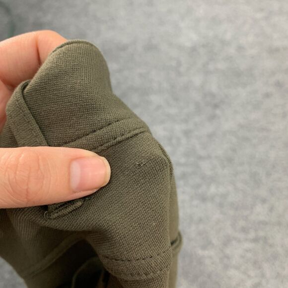 Seven7 Pants Womens 26 Moss Cargo Pockets Cuffed Hem Stretch Low Rise Cropped - Picture 11 of 13